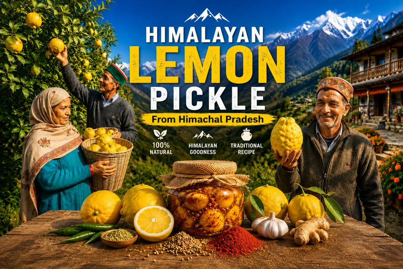 Galgal ka achaar, the Himalayan hill lemon pickle