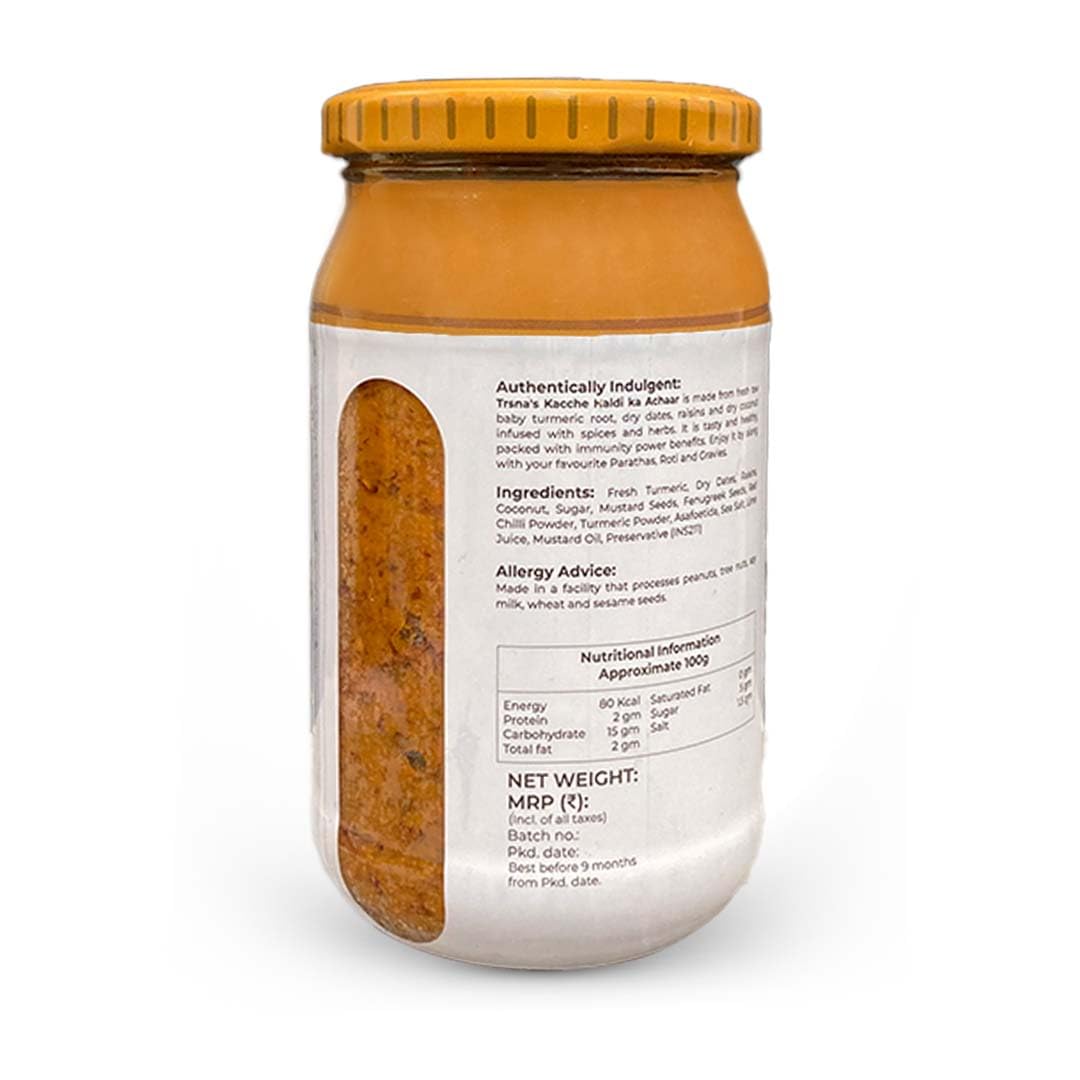 Raw Turmeric Pickle