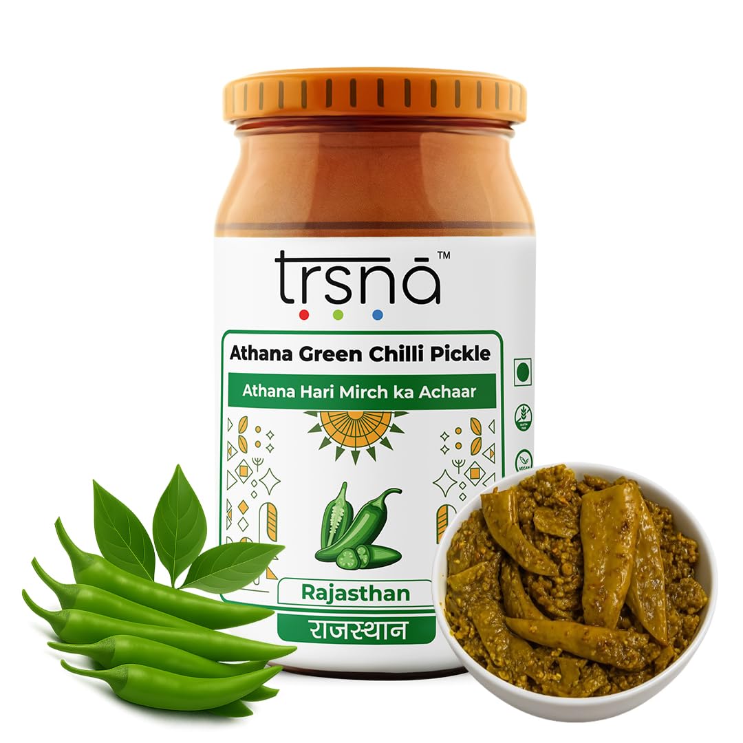 Athana Green Chilli Pickle