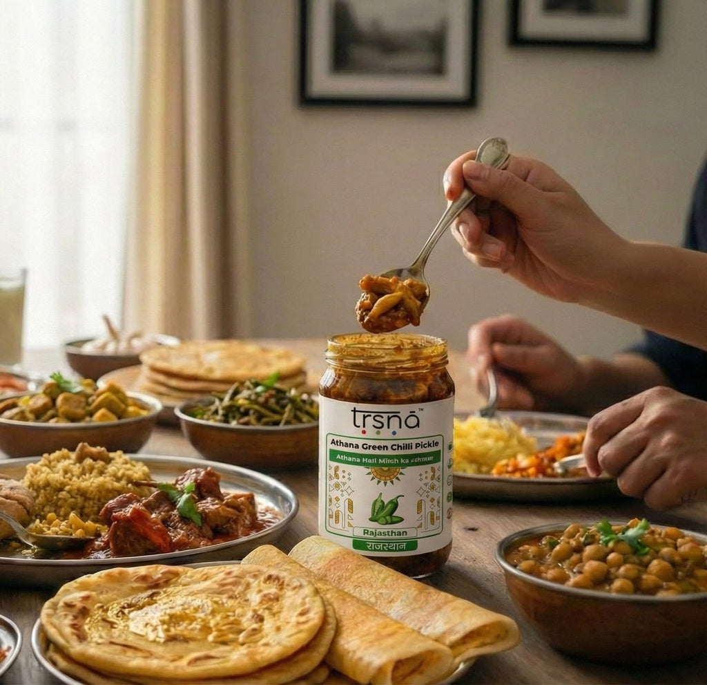Athana Green Chilli Pickle