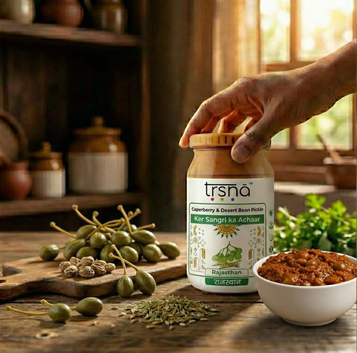 Caperberry & Desert Bean Pickle