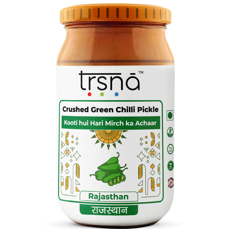 Crushed Green Chilli Pickle
