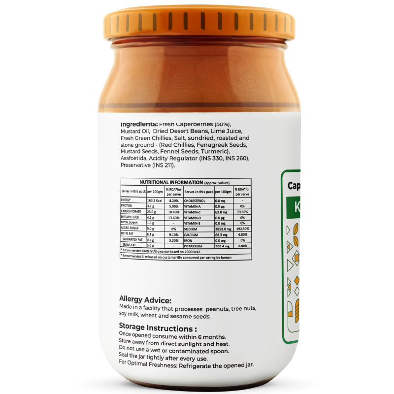 Caperberry & Desert Bean Pickle