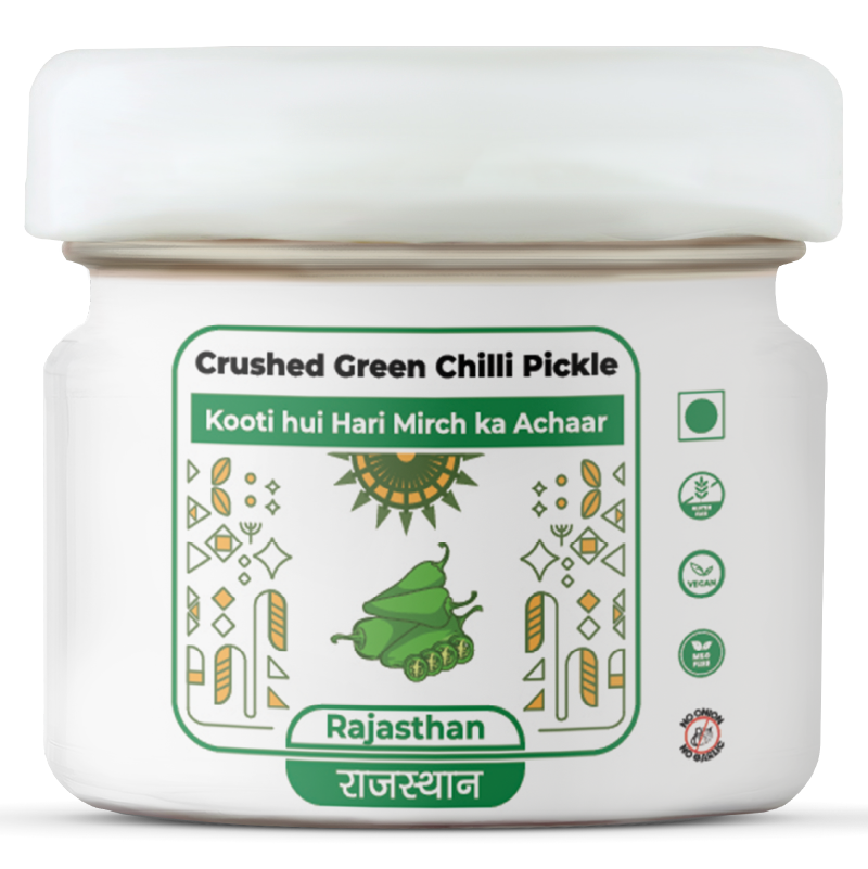 Crushed Green Chilli Pickle