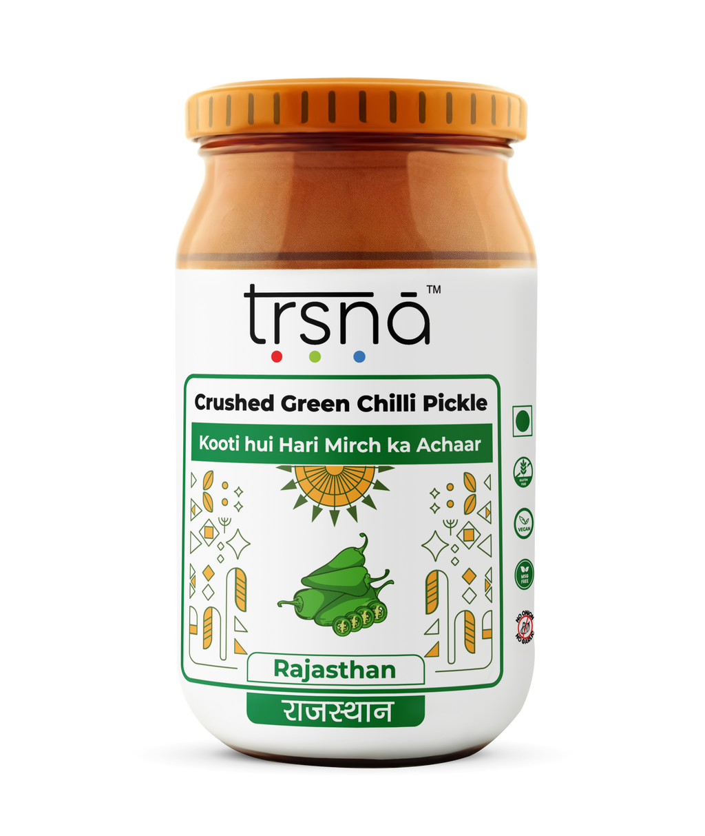 Crushed Green Chilli Pickle