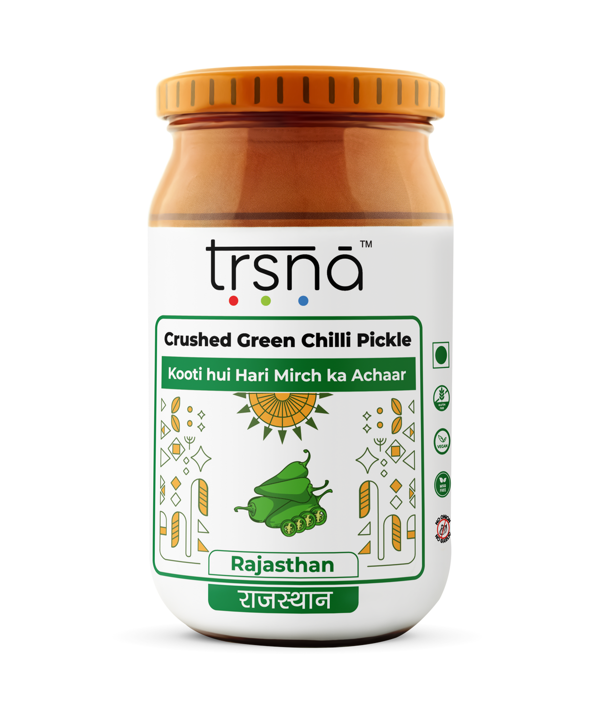 Crushed Green Chilli Pickle